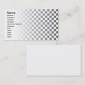 Gecontroleerd patroon visitekaartje (Voorkant / Achterkant)