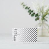 Gecontroleerd patroon visitekaartje (Staand voorkant)