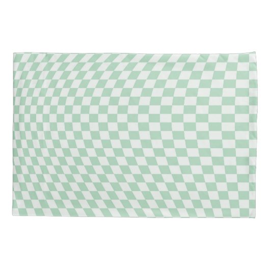 Gecontroleerd patroonvormig plakbord kussensloop (Achterkant)