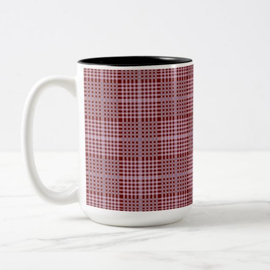 Gecontroleerd Pattern.08DR. Tweekleurige Koffiemok (Links)