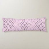Gecontroleerd Pattern.08W Roze BG Lichaamskussen (Achterkant)