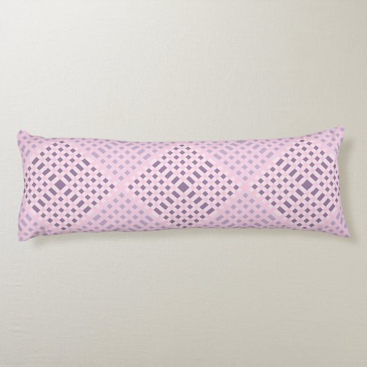 Gecontroleerd Pattern.08W Roze BG Lichaamskussen (Achterkant)