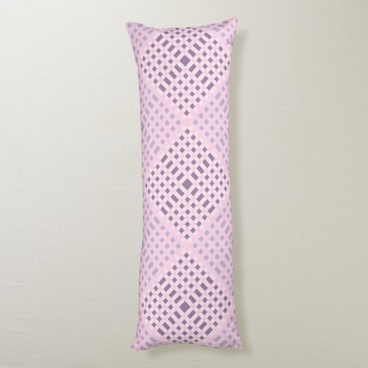 Gecontroleerd Pattern.08W Roze BG Lichaamskussen (Achterkant (Verticaal))