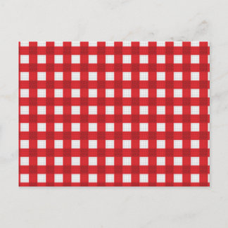 Gecontroleerd Picnic Blanket Patroon Briefkaart