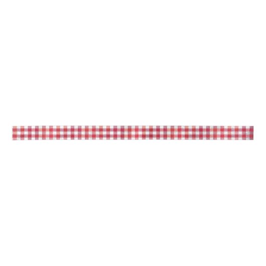 Gecontroleerd Plays Red en White Satijnen Lint (Voorkant)