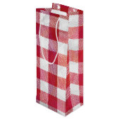 Gecontroleerd Plays Red en White Wijn Cadeautas (Achterkant Gekanteld)