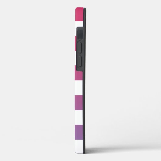 Gecontroleerd roleerd roze naar Paars Ombré Patter Case-Mate iPhone Case (Achterkant / Links)