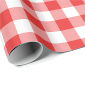 Gecontroleerd rood en wit cadeaupapier (Rol Hoek)