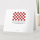 Gecontroleerd rood en wit kaart (Achterkant)