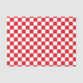 Gecontroleerd Rood en Wit Tissuepapier (Voorkant)