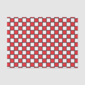 Gecontroleerd Rood en Zwart beeld Tissuepapier (Voorkant)