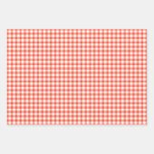 Gecontroleerd rood gecontroleerd blauw Gecontkered Inpakpapier Vel (Voorkant 2)