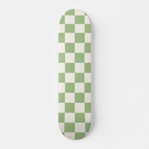 Gecontroleerd Sage- en Cream-patroon Persoonlijk Skateboard