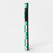 Gecontroleerd scheepsankerpatroon - Ocean Green Case-Mate iPhone Case (Achterkant/links)