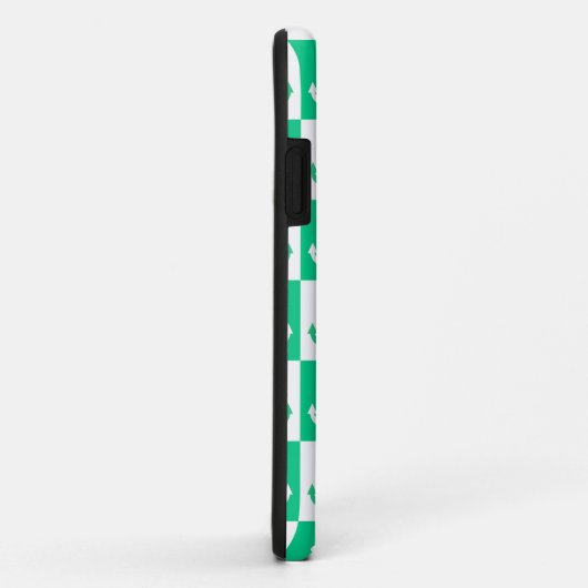 Gecontroleerd scheepsankerpatroon - Ocean Green Case-Mate iPhone Case (Achterkant/rechts)