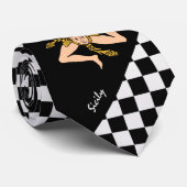 Gecontroleerd Siciliaans Stropdas, mode vlag Sicil Stropdas (Opgerold)