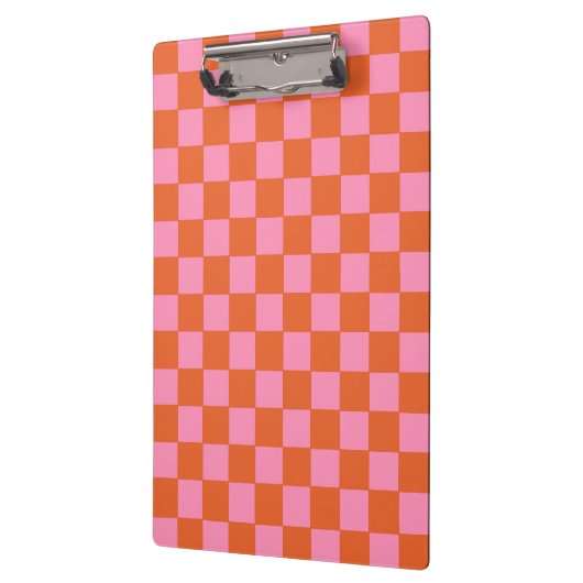 Gecontroleerd Sinaasappel en roze Klembord (Links)