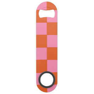 Gecontroleerd Sinaasappel en roze Speed Flessenopener
