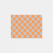 Gecontroleerd Sinaasappel en zilver Post-it® Notes (Voorkant)