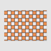 Gecontroleerd Sinaasappel en zwart Tissuepapier (Voorkant)