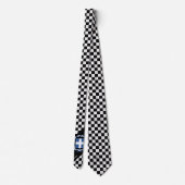 Gecontroleerd Stropdas Griekenland, mode Griekse v (Achterkant)