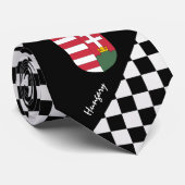 Gecontroleerd Stropdas Hongarije, mode Hongaarse v (Opgerold)