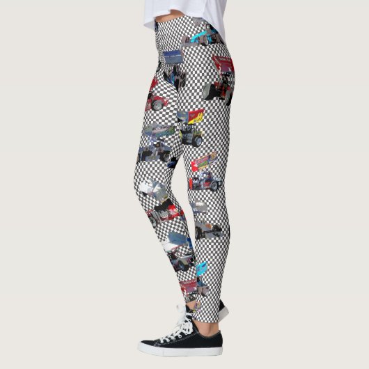 Gecontroleerd supergewijzigd collage leggings (Links)