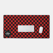 Gecontroleerd True Red / Black met uw zakelijke Lo Bureaumat (Keyboard & Muis)