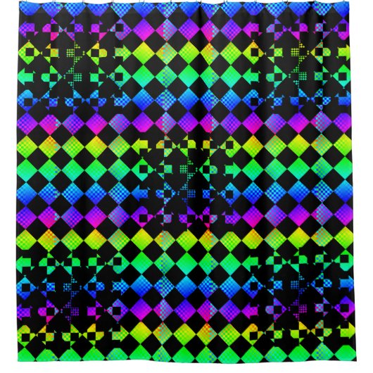 Gecontroleerd Twist door Kenneth Yoncich Douchegordijn (Voorkant)