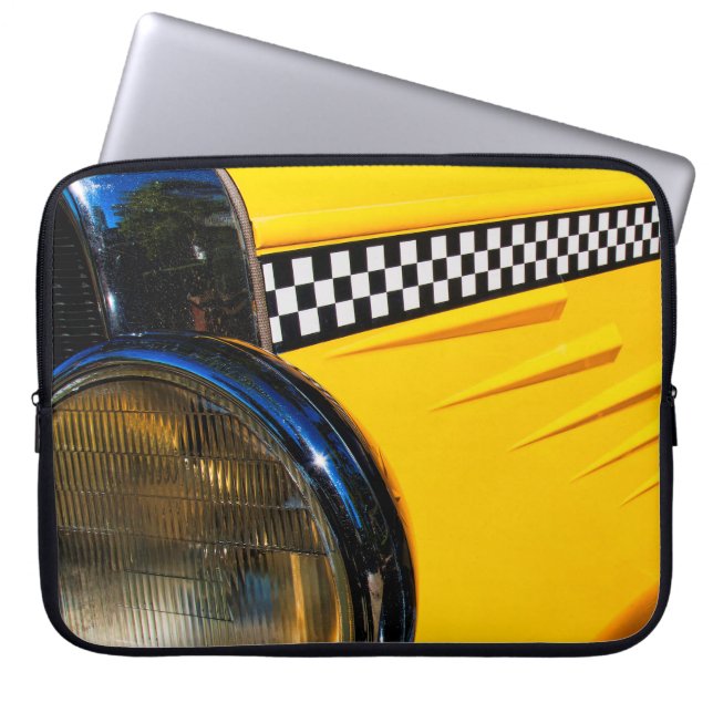 Gecontroleerd verleden laptop sleeve (Voorkant)