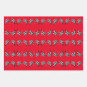 Gecontroleerd vlaggenontwerp inpakpapier vel (Voorkant 2)