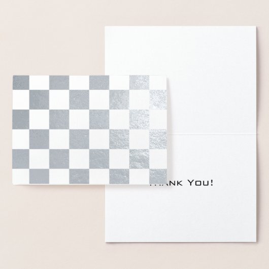 Gecontroleerd wit en zilver folie kaarten (Display)