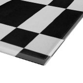 Gecontroleerd wit en zwart snijplank (Hoek)
