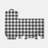 Gecontroleerd, zwart en wit bedankdoosjes (Uitgevouwen)