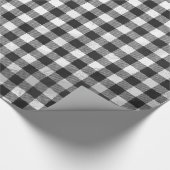 Gecontroleerd, zwart en wit cadeaupapier (Hoek)