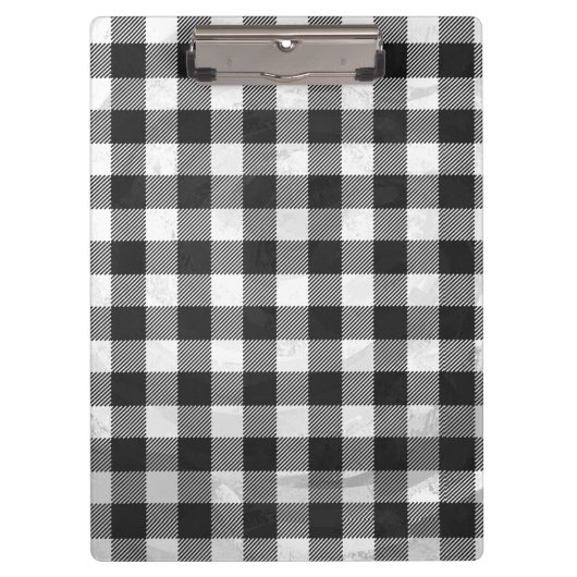 Gecontroleerd, zwart en wit klembord (Voorkant)
