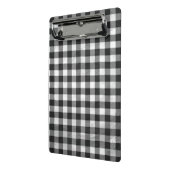 Gecontroleerd, zwart en wit mini klembord (Angled2)