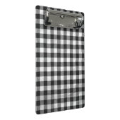 Gecontroleerd, zwart en wit mini klembord (Schuin)