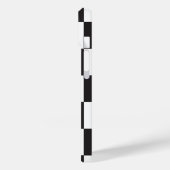 Gecontroleerd zwart en wit patroon Case-Mate iPhone case (Achterkant / Links)