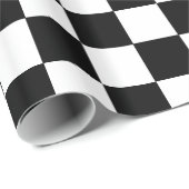 Gecontroleerd zwart-wit cadeaupapier (Rol Hoek)