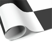 Gecontroleerd zwart-wit cadeaupapier (Rol Hoek)