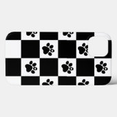 Gecontroleerd zwart-wit Case-Mate iPhone case (Achterkant (horizontaal))