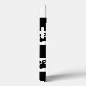 Gecontroleerd zwart-wit Case-Mate iPhone case (Achterkant / Rechts)