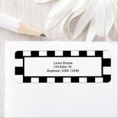 Gecontroleerd zwart-wit etiket (Insitu)