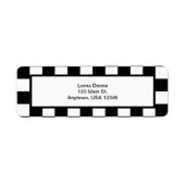 Gecontroleerd zwart-wit etiket (Voorkant)