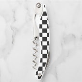 Gecontroleerd zwart-wit kurkentrekker (Voorkant)