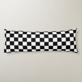 Gecontroleerd zwart-wit lichaamskussen (Achterkant)