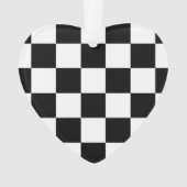 Gecontroleerd zwart-wit ornament (voorkant)