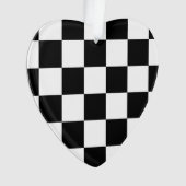 Gecontroleerd zwart-wit ornament (voorkant)