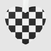 Gecontroleerd zwart-wit ornament (achterkant)